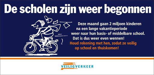 scholen zijn weer begonnen
